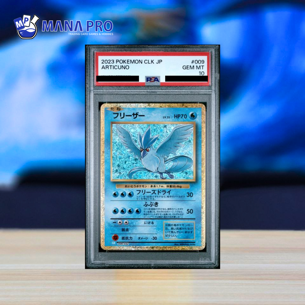 (PSA 10) 2023 POKEMON JAPANESE CLK-TRADING CARD GAME CLASSIC BLASTOISE & SUICUNE ex DECK #009 ARTICUNO