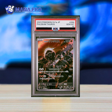(PSA 10) 2023 POKEMON JAPANESE SV1a-TRIPLET BEAT #084 PALDEAN TAUROS ART RARE