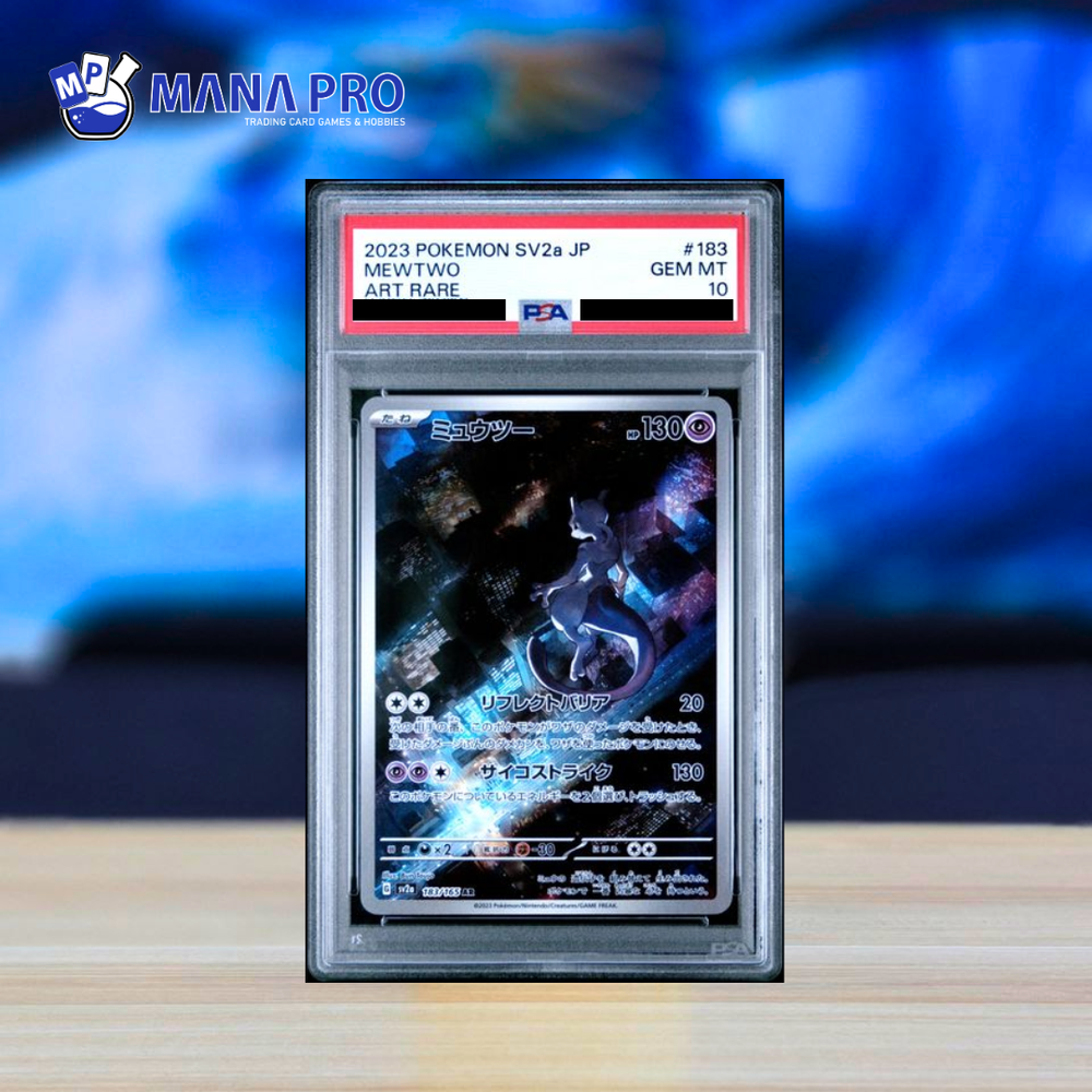 (PSA 10) 2023 POKEMON JAPANESE SV2a-POKEMON 151 #183 MEWTWO ART RARE