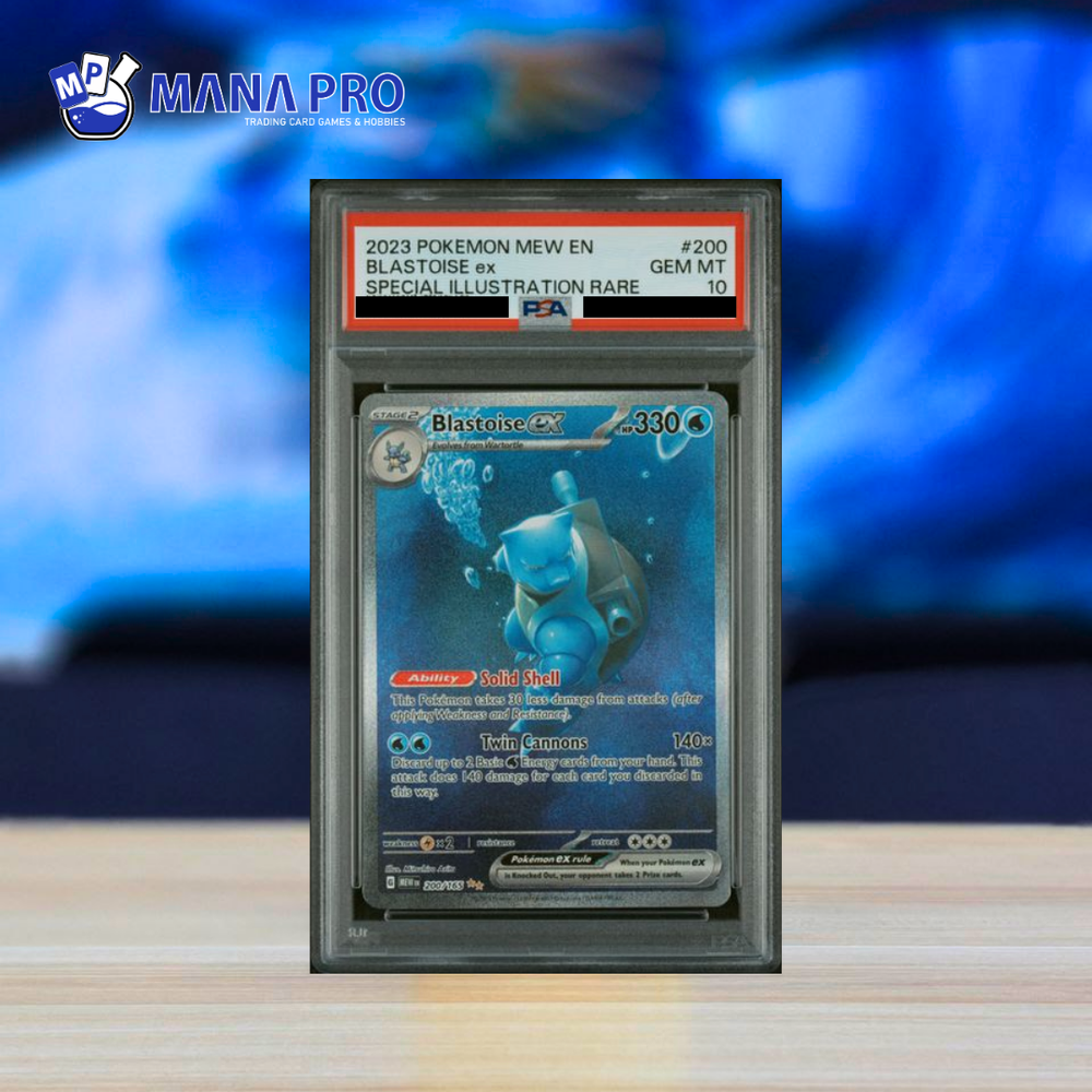 (PSA 10) 2023 POKEMON MEW EN-151 #200 BLASTOISE ex SPECIAL ILLUSTRATION RARE