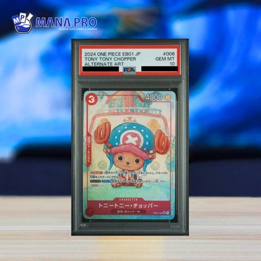 (PSA 10) 2024 ONE PIECE JAPANESE EB01-EXTRA BOOSTER -MEMORIAL COLLECTION- 006 TONY TONY CHOPPER ALTERNATE ART