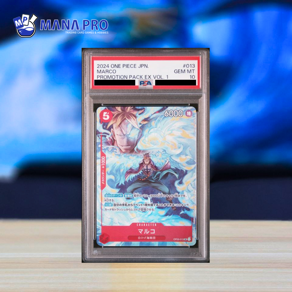 (PSA 10) 2024 ONE PIECE JAPANESE PROMOTION PACK EX VOL. 1 #013 MARCO