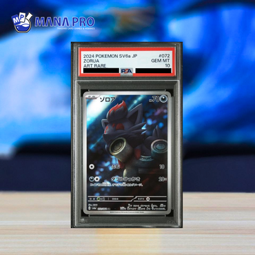 (PSA 10) 2024 POKEMON JAPANESE SV6a-NIGHT WANDERER #072 ZORUA ART RARE