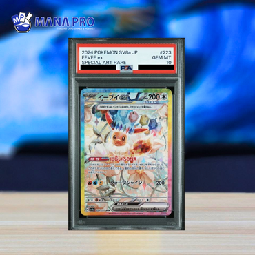 (PSA 10) 2024 POKEMON JAPANESE SV8a-TERASTAL FEST ex #223 EEVEE ex SPECIAL ART RARE