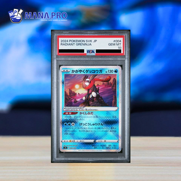 (PSA 10) 2024 POKEMON JAPANESE SVK-STELLAR MIRACLE DECK BUILD BOX #004 RADIANT GRENINJA
