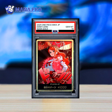 (PSA 10) 2025 ONE PIECE JAPANESE EB03-EXTRA BOOSTER -ONE PIECE HEROINES EDITION- DON!! CARD NAMI-GOLD