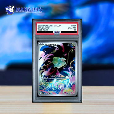 (PSA 10) 2025 POKEMON JAPANESE M1L-MEGA BRAVE #064 BULBASAUR ART RARE