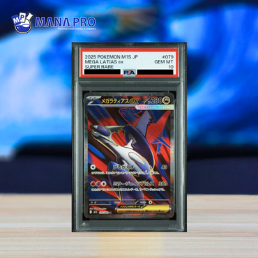 (PSA 10) 2025 POKEMON JAPANESE M1S-MEGA SYMPHONIA #079 MEGA LATIAS ex SUPER RARE