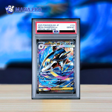 (PSA 10) 2025 POKEMON JAPANESE M2-INFERNO X #113 MEGA SHARPEDO ex SPECIAL ART RARE
