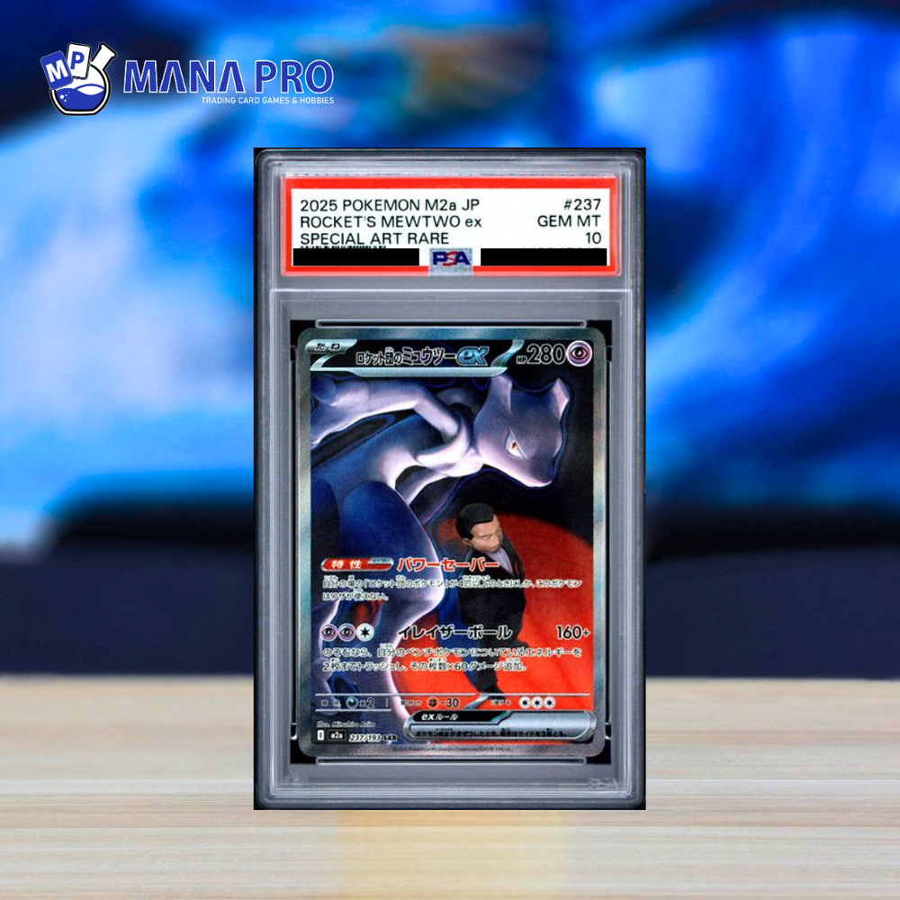 (PSA 10) 2025 POKEMON JAPANESE M2a-MEGA DREAM ex #237 ROCKET'S MEWTWO ex SPECIAL ART RARE
