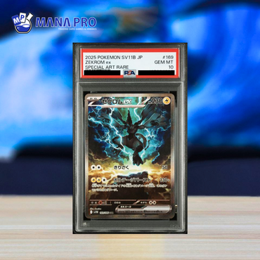 (PSA 10) 2025 POKEMON JAPANESE SV11B-BLACK BOLT #169 ZEKROM ex SPECIAL ART RARE