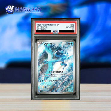 (PSA 10) 2025 POKEMON JAPANESE SV9-BATTLE PARTNERS #102 ARTICUNO ART RARE