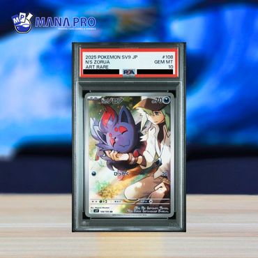 (PSA 10) 2025 POKEMON JAPANESE SV9-BATTLE PARTNERS #108 N'S ZORUA ART RARE