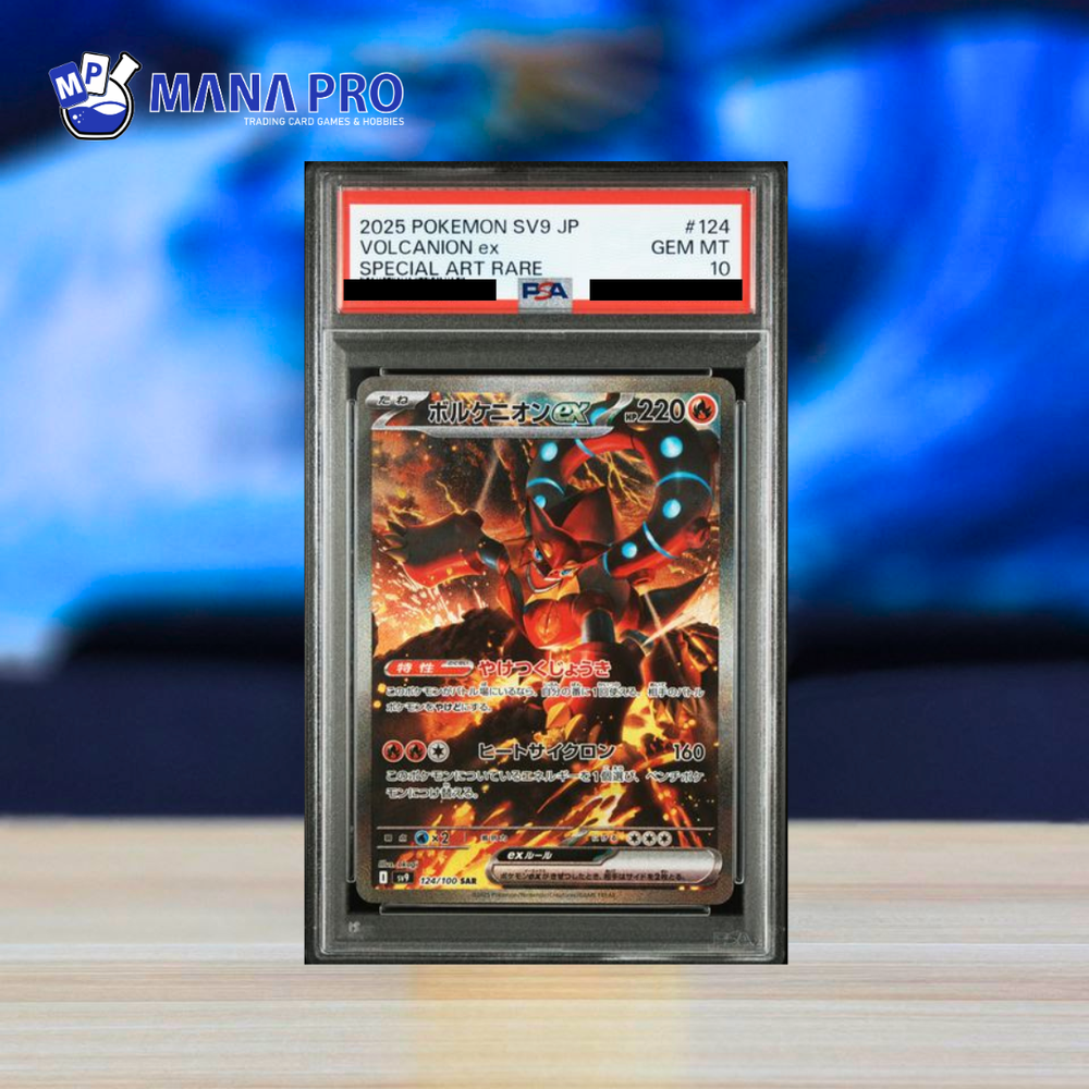 (PSA 10) 2025 POKEMON JAPANESE SV9-BATTLE PARTNERS #124 VOLCANION ex SPECIAL ART RARE