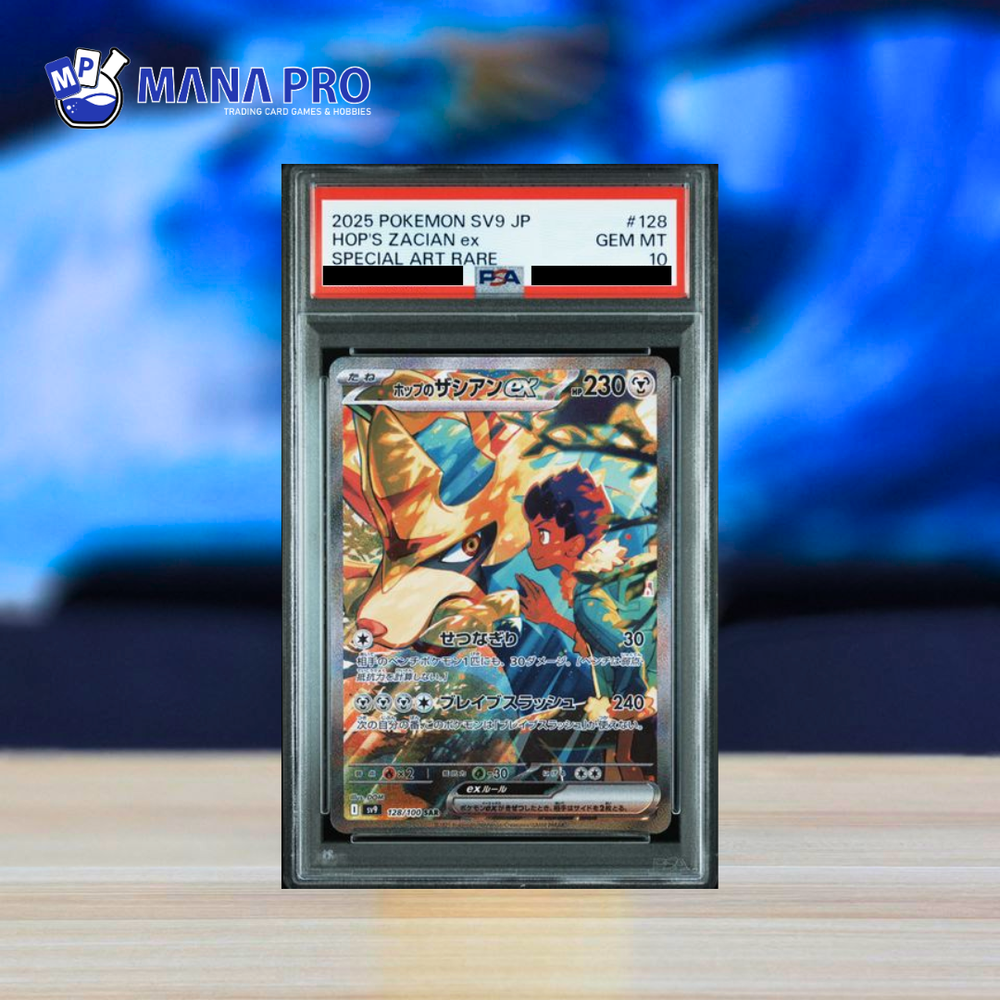 (PSA 10) 2025 POKEMON JAPANESE SV9-BATTLE PARTNERS #128 HOP'S ZACIAN ex SPECIAL ART RARE