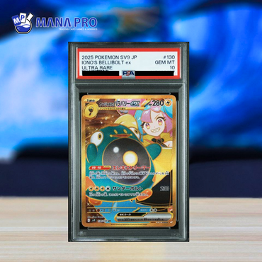 (PSA 10) 2025 POKEMON JAPANESE SV9-BATTLE PARTNERS #130 IONO'S BELLIBOLT ex ULTRA RARE