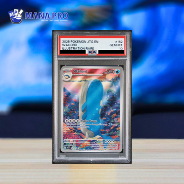 (PSA 10) 2025 POKEMON JTG EN-JOURNEY TOGETHER #162 WAILORD ILLUSTRATION RARE