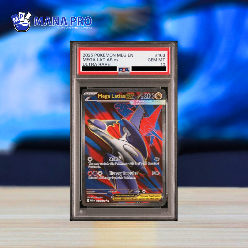 (PSA 10) 2025 POKEMON MEG EN-MEGA EVOLUTION #163 MEGA LATIAS ex ULTRA RARE