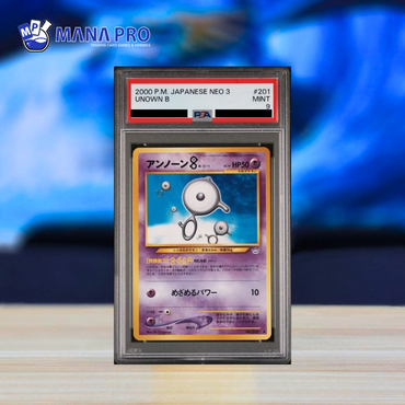 (PSA 9) 2000 POKEMON JAPANESE NEO 3 #201 UNOWN B
