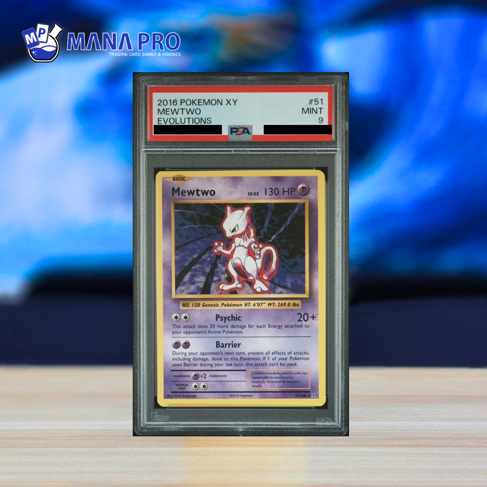 (PSA 9) 2016 POKEMON XY EVOLUTIONS #51 MEWTWO EVOLUTIONS
