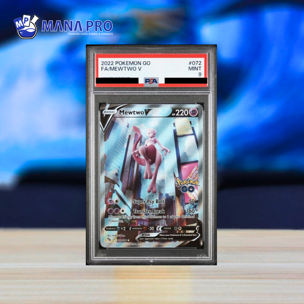 (PSA 9) 2022 POKEMON GO #072 FA/MEWTWO V
