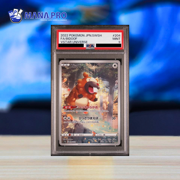 (PSA 9) 2022 POKEMON JAPANESE SWORD & SHIELD VSTAR UNIVERSE #204 FA BIDOOF VSTAR UNIVERSE