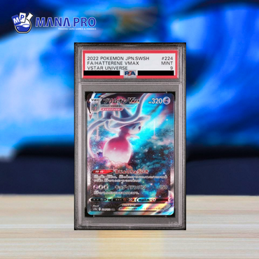 (PSA 9) 2022 POKEMON JAPANESE SWORD & SHIELD VSTAR UNIVERSE #224 FA HATTERENE VMAX VSTAR UNIVERSE