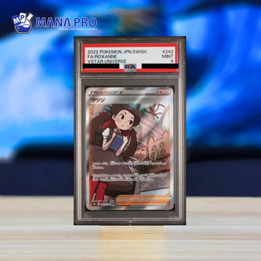 (PSA 9) 2022 POKEMON JAPANESE SWORD & SHIELD VSTAR UNIVERSE #242 FA ROXANNE VSTAR UNIVERSE