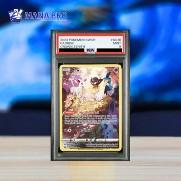 (PSA 9) 2023 POKEMON SWORD AND SHIELD CROWN ZENITH #GG10 FAMEW CROWN ZENITH