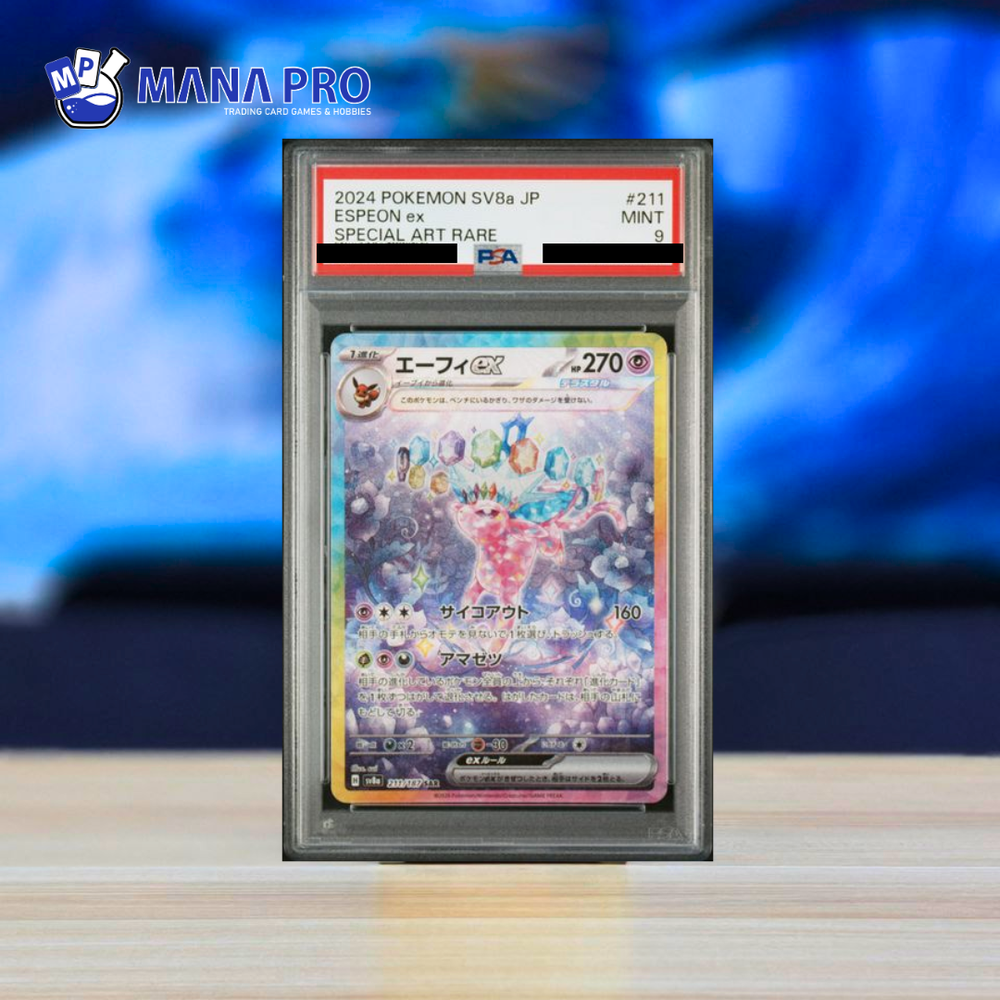 (PSA 9) 2024 POKEMON JAPANESE SV8a-TERASTAL FEST ex #211 ESPEON ex SPECIAL ART RARE