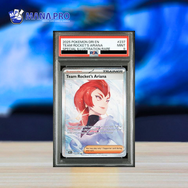 (PSA 9) 2025 POKEMON DRI EN-DESTINED RIVALS #237 TEAM ROCKET'S ARIANA SPECIAL ILLUSTRATION RARE