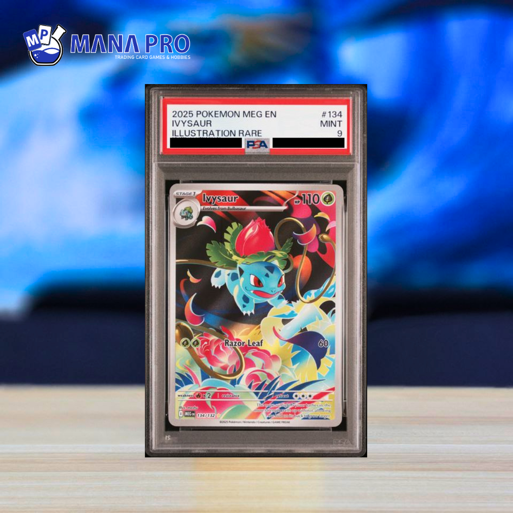 (PSA 9) 2025 POKEMON MEG EN-MEGA EVOLUTION #134 IVYSAUR ILLUSTRATION RARE