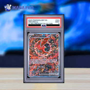 (PSA 9) 2025 POKEMON MEP EN-ME BLACK STAR PROMO #024 ORICORIO ex ULTRA-PREMIUM COLLECTION