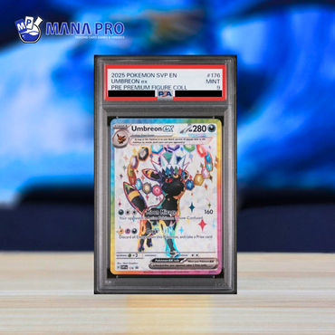 (PSA 9) 2025 POKEMON SVP EN-SV BLACK STAR PROMO #176 UMBREON ex PRE PREMIUM FIGURE COLL