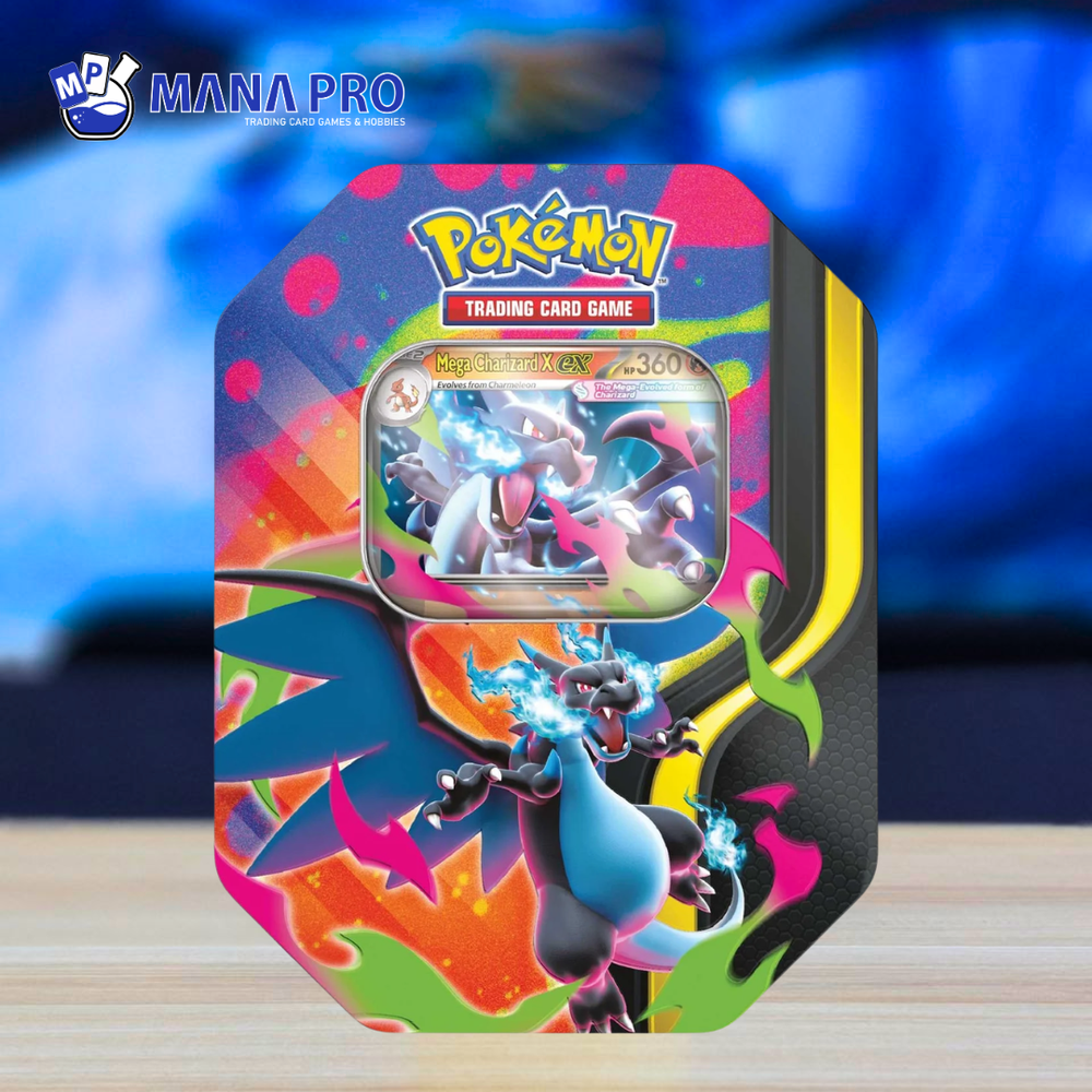 Pokemon TCG: Mega Charizard Tin (Mega Charizard X EX)