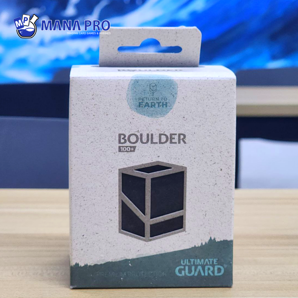 ULTIMATE GUARD BOULDER RETURN TO EARTH BLACK 100+ DECK CASE