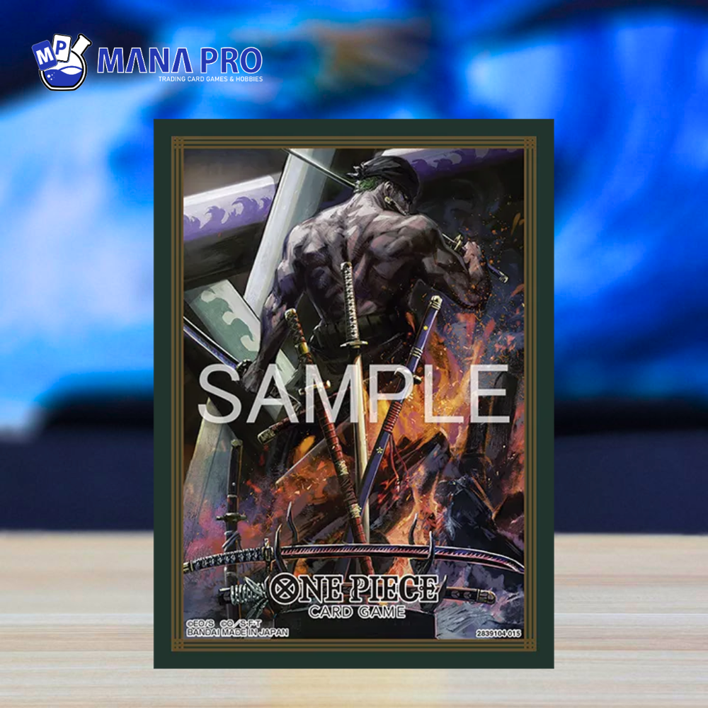 ONE PIECE CARD GAME OFFICIAL CARD SLEEVES 14 - RORONOA ZORO