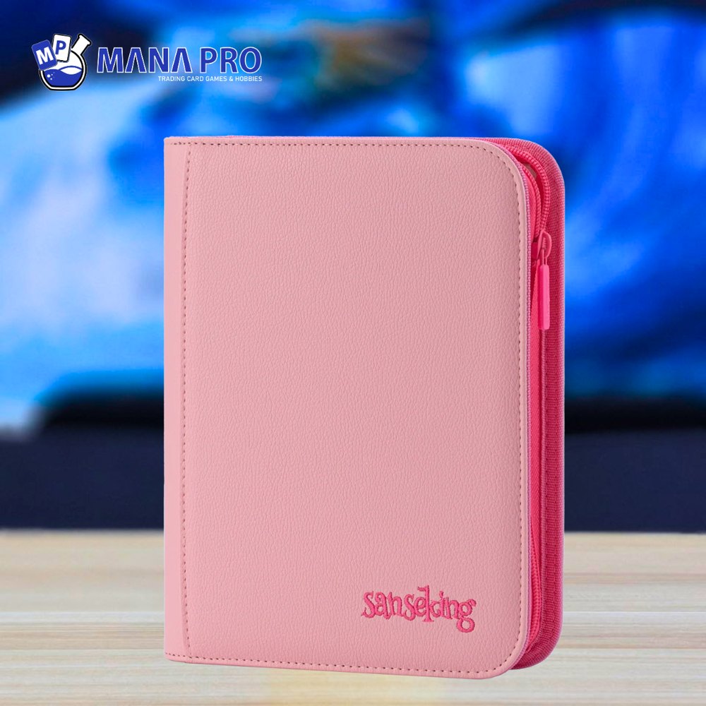 4 Pockets Card Binder - Pink