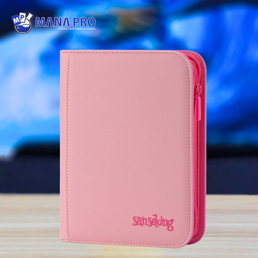 4 Pockets Card Binder - Pink