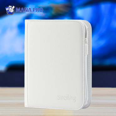 4 Pockets Card Binder - White