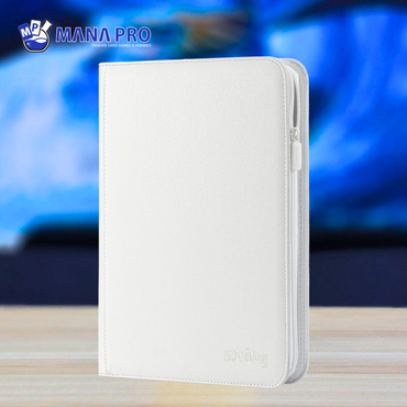 9 Pockets Card Binder - White
