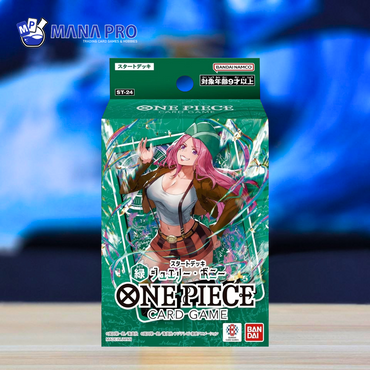 ONE PIECE CARD GAME Green Jewelry Bonney Starter Deck [ST-24]