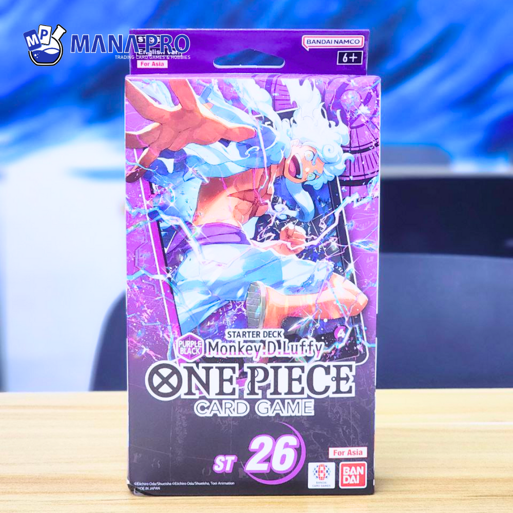 ONE PIECE CARD GAME Purple/Black Monkey.D.Luffy Starter Deck [ST-26] for Asia (English)