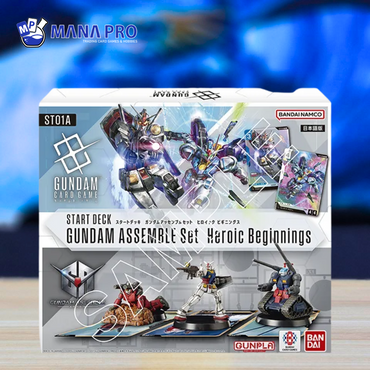 Gundam Card Game Starter Deck Assemble Heroic Beginnings [ST01A]