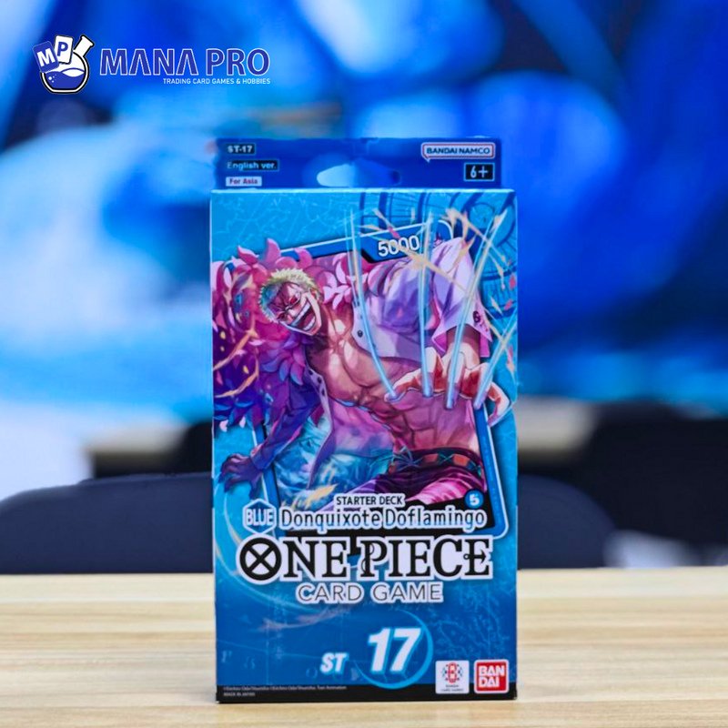 one piece tcg donquixote doflamingo starter deck ONE PIECE CARD GAME START DECK DOFLAMINGO [ST-17] FOR ASIA (ENGLISH)