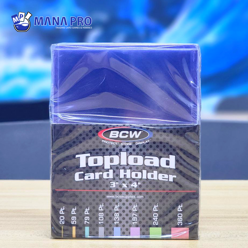 BCW - 35PT TOPLOADER (25 PCS)