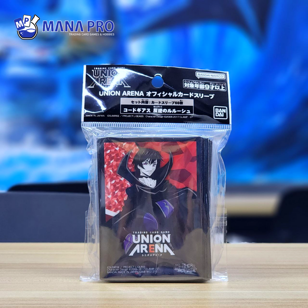 code geass card sleeves UNION ARENA CODE GEASS LELOUCH OF THE REBELLION SLEEVE