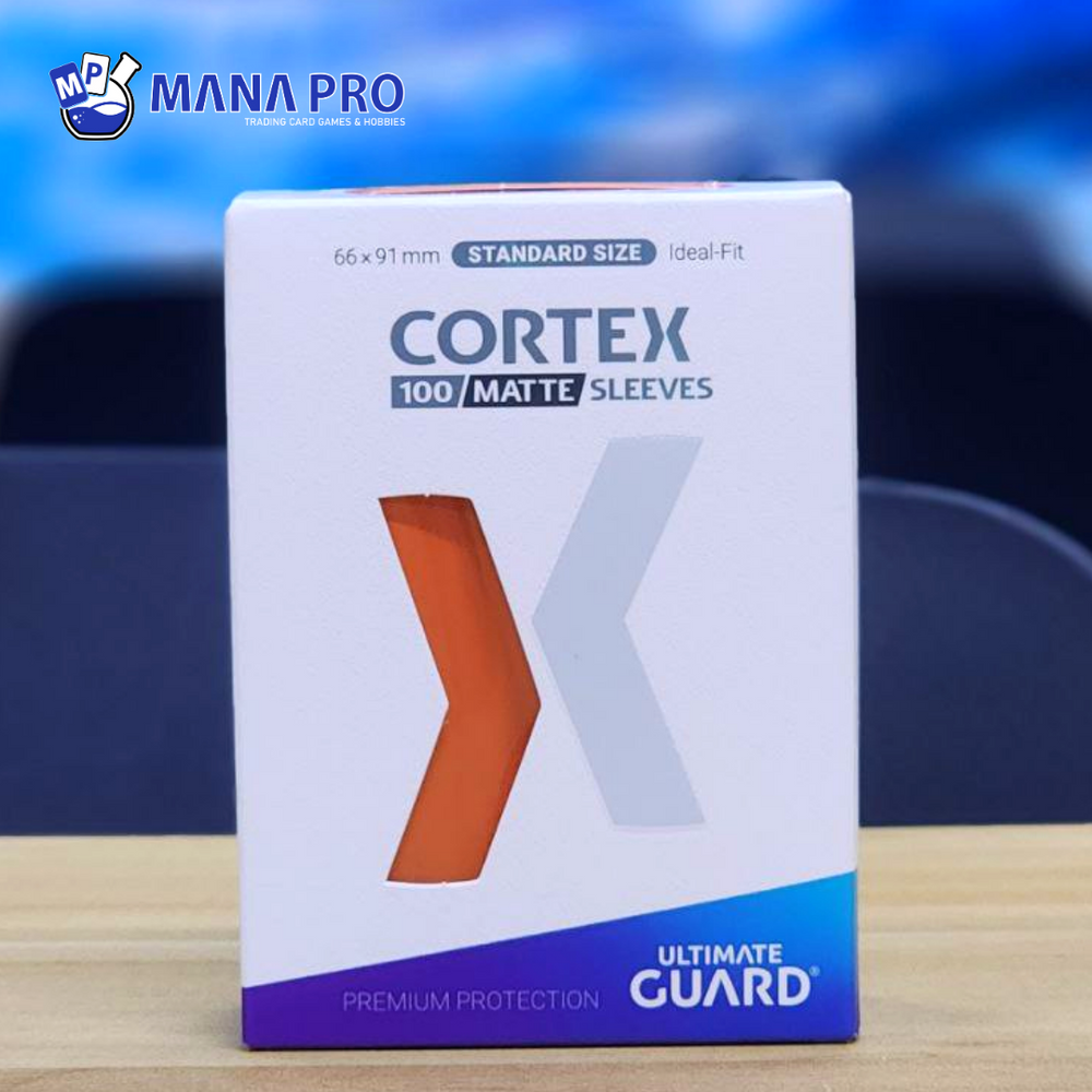 ULTIMATE GUARD CORTEX MATTE ORANGE STANDARD SIZE SLEEVE