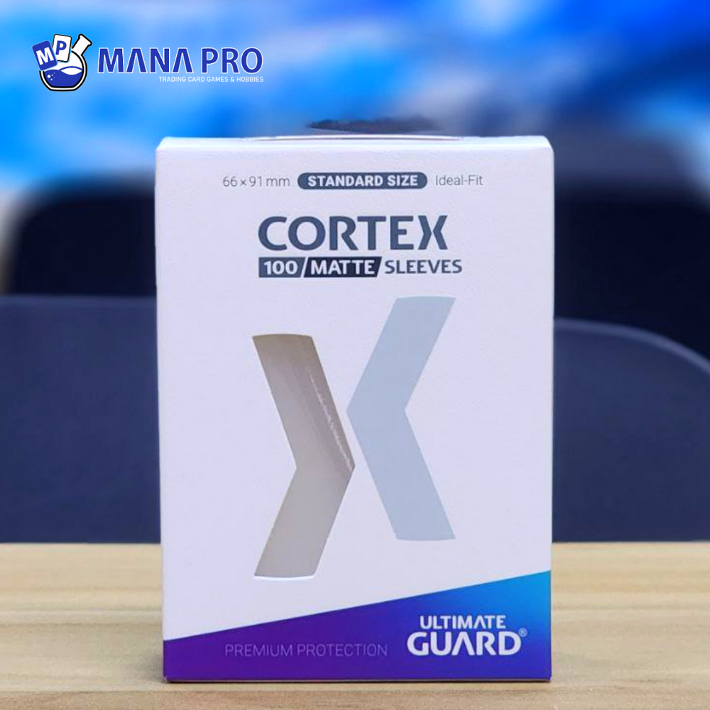 ULTIMATE GUARD CORTEX MATTE TRANSPARENT STANDARD SIZE SLEEVE