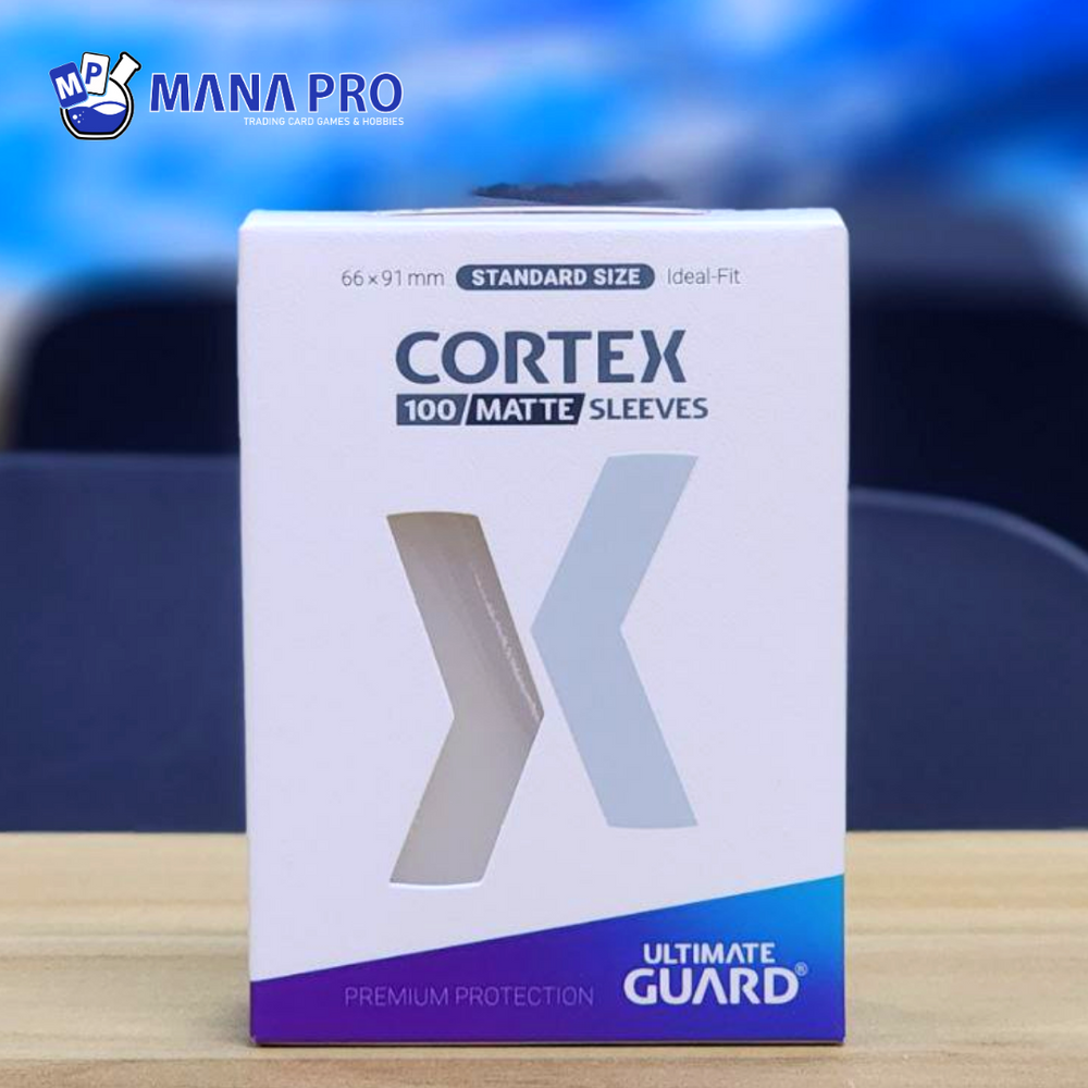 cortex card sleeves ULTIMATE GUARD CORTEX MATTE TRANSPARENT STANDARD SIZE SLEEVE